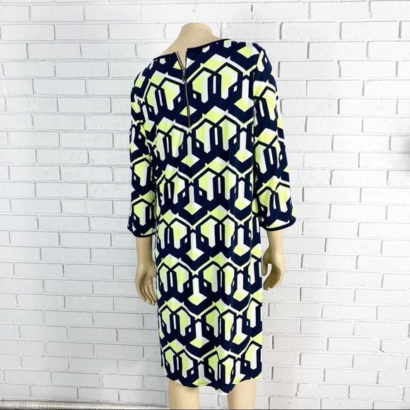 Laundry by Shelli Segal Geometric Shift Dress - Picture 6 of 8